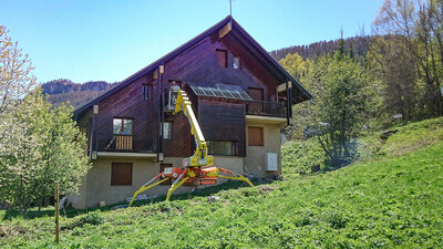 Chalet psv pendant avec nacelle